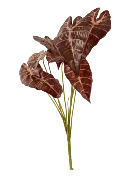 Artificial Alocasia Leaf — Teal Vein | Vyne Boutique