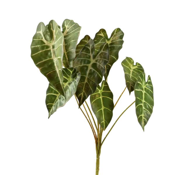 Artificial Alocasia Leaf — Lilac Frost | Vyne Boutique