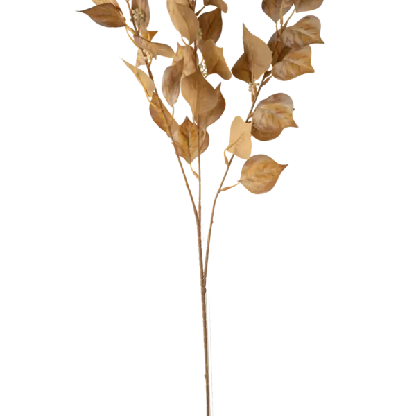 Artificial Eucalyptus Stem — Warm Ochre | Vyne Boutique