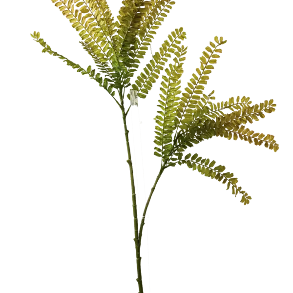 Artificial Fern Spray — Golden Green Locust Fern | Vyne