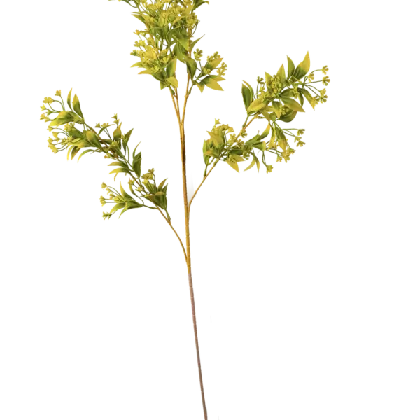 Artificial Myrtus Spray — Chartreuse | Vyne Boutique