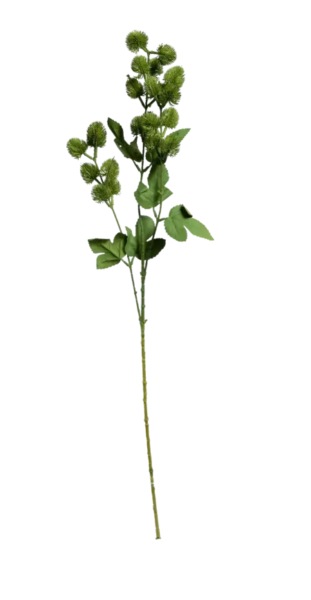 Artificial Thistle Stem — Fresh Green | Vyne Boutique