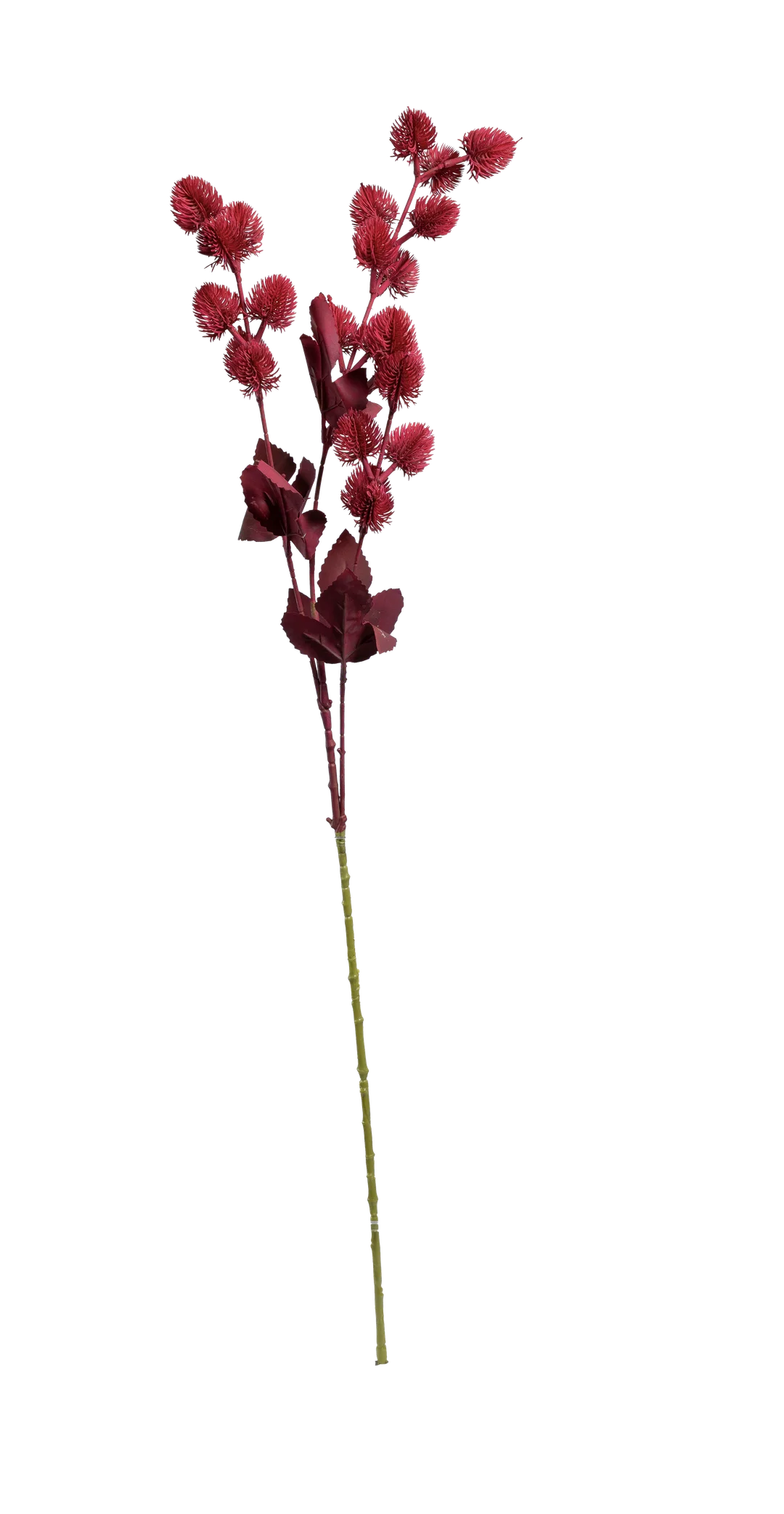 Thistle (Crimson Ember) | Vyne Artificial Thistle Stem — Crimson Ember | Vyne Boutique