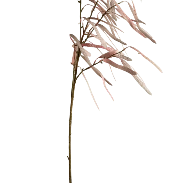 Artificial Berry Stem — Blush Petal Bean Pod | Vyne