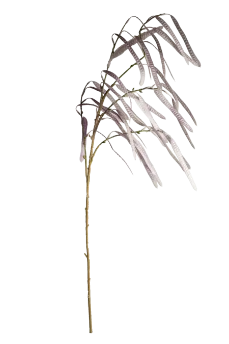 Artificial Berry Stem — Soft Lilac Bean Pod | Vyne
