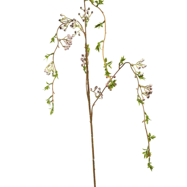 Artificial Hypericum Berry — Blush Pearl Pink Spray | Vyne