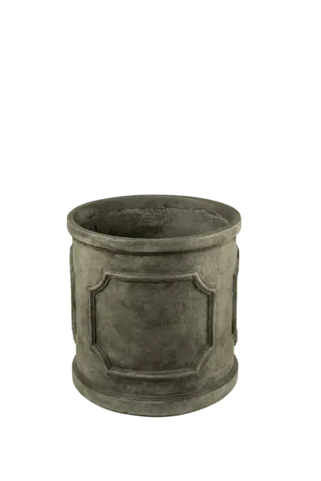 Mini Drum Planter (Smoked Pewter) | Vyne Boutique