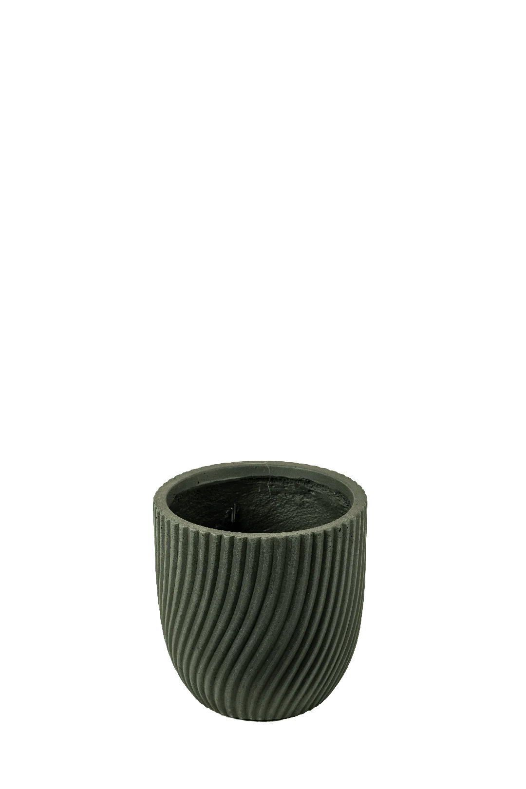 Petit Fluted Round Planter (Forest Matte) | Vyne Petit Fluted Round Planter (Forest Matte) | Vyne Boutique