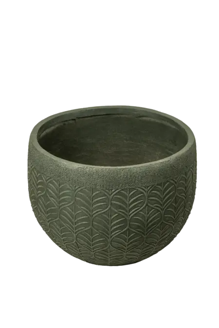 Grand Relief Bowl Planter (Verdant Patina) | Vyne Boutique
