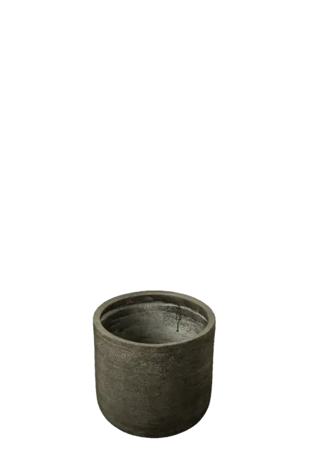 Midi Strata Cylinder Planter (Raw Cement) | Vyne Boutique