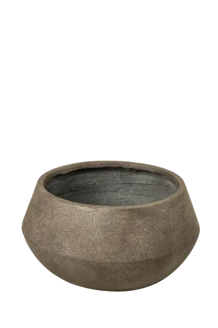 Midi Wide Basin Planter (Burnished Earth) | Vyne Boutique