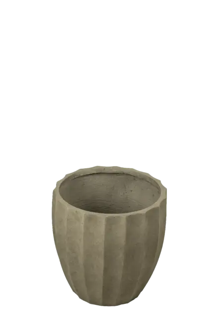 Grand Facet Taper Planter (Natural Stone) | Vyne Boutique