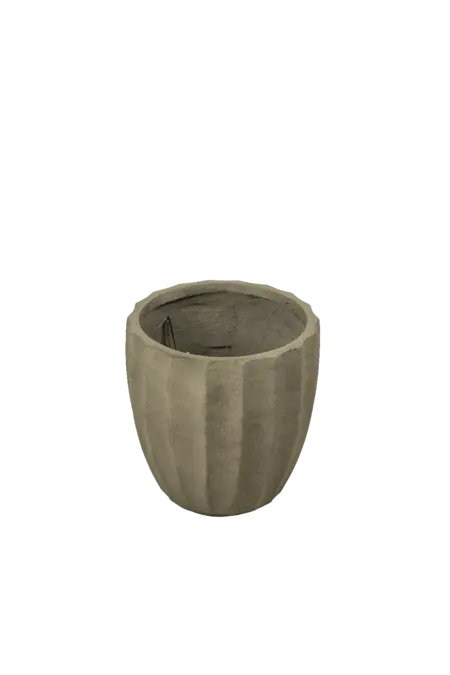 Midi Facet Taper Planter (Natural Stone) | Vyne Boutique