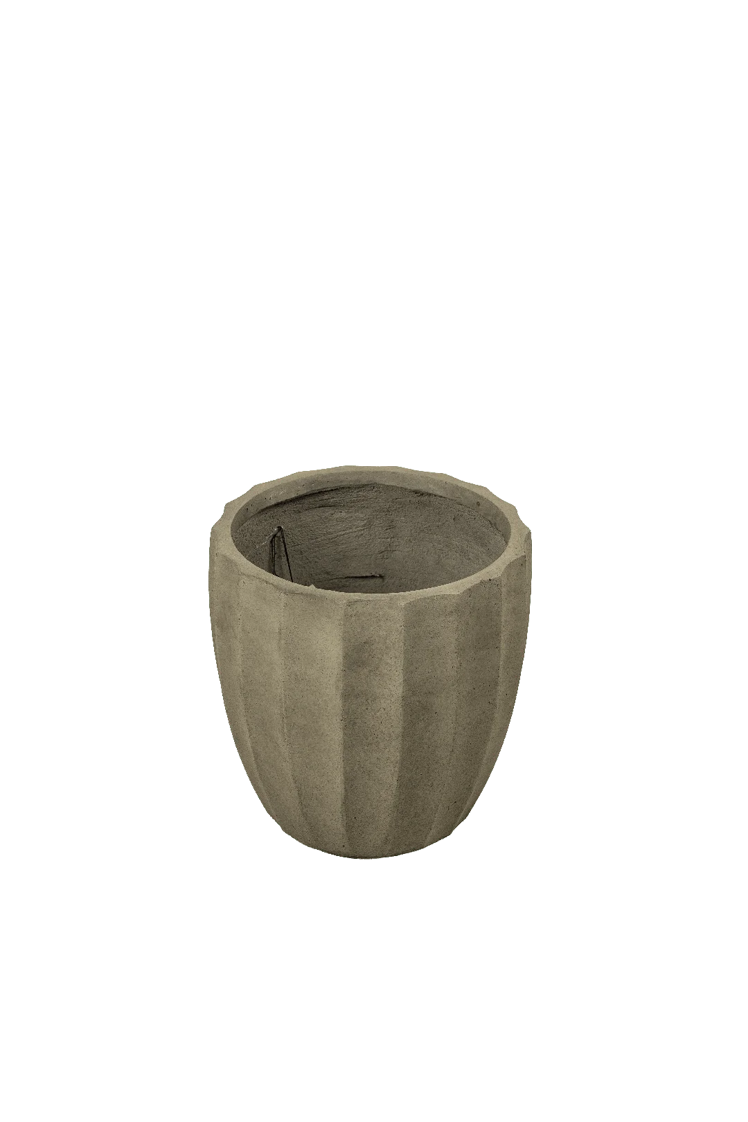 Midi Facet Taper Planter (Natural Stone) | Vyne Midi Facet Taper Planter (Natural Stone) | Vyne Boutique