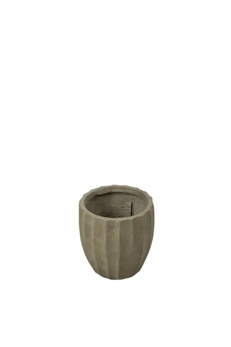 Petit Facet Taper Planter (Natural Stone) | Vyne Boutique