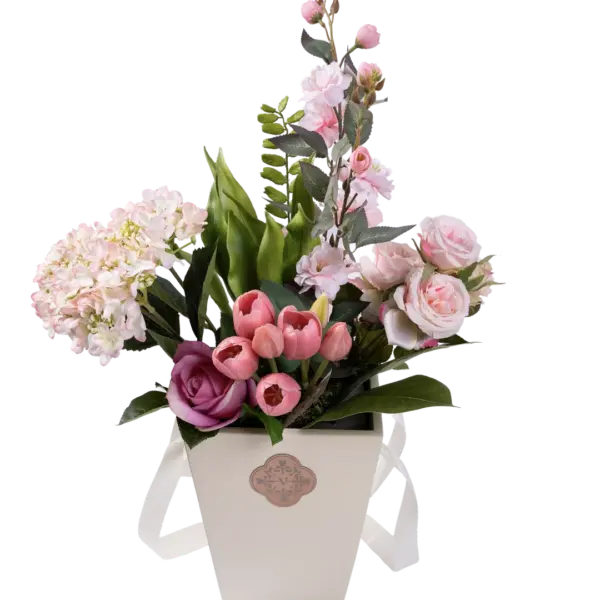 It's a Girl Bouquet — Artificial Pink Floral Gift | Vyne