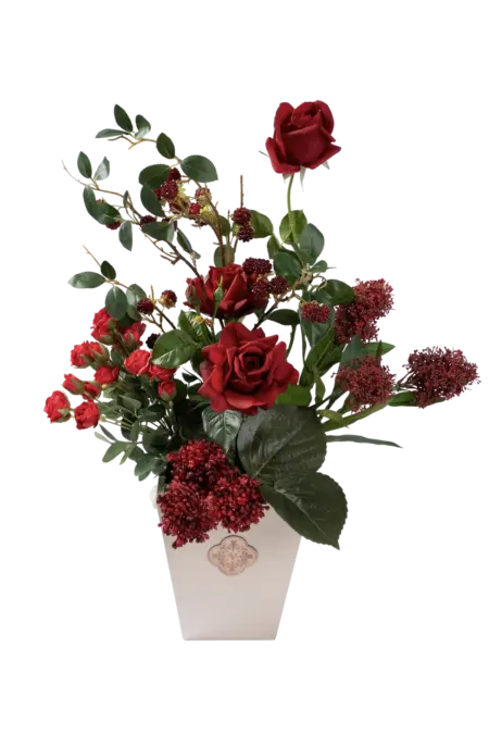 Anniversary Bouquet — Artificial Red Rose Arrangement | Vyne