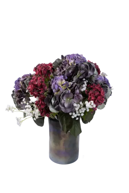 Velvet Mass — Artificial Purple Hydrangea Arrangement | Vyne