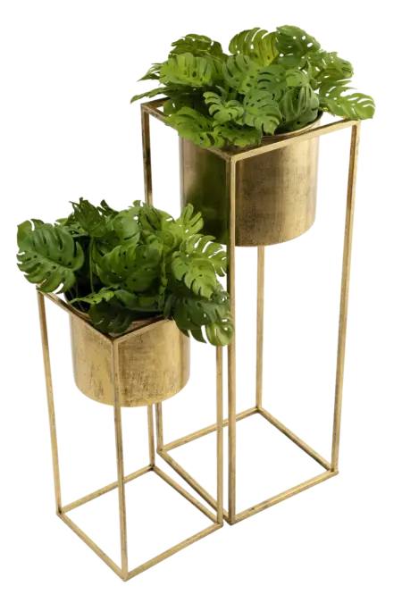 Frame Planter Pot Midi— Gold | Vyne Boutique