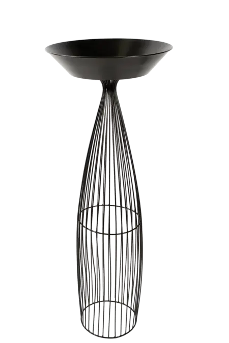 Harp Urn — Black Powder Coat | Vyne Boutique