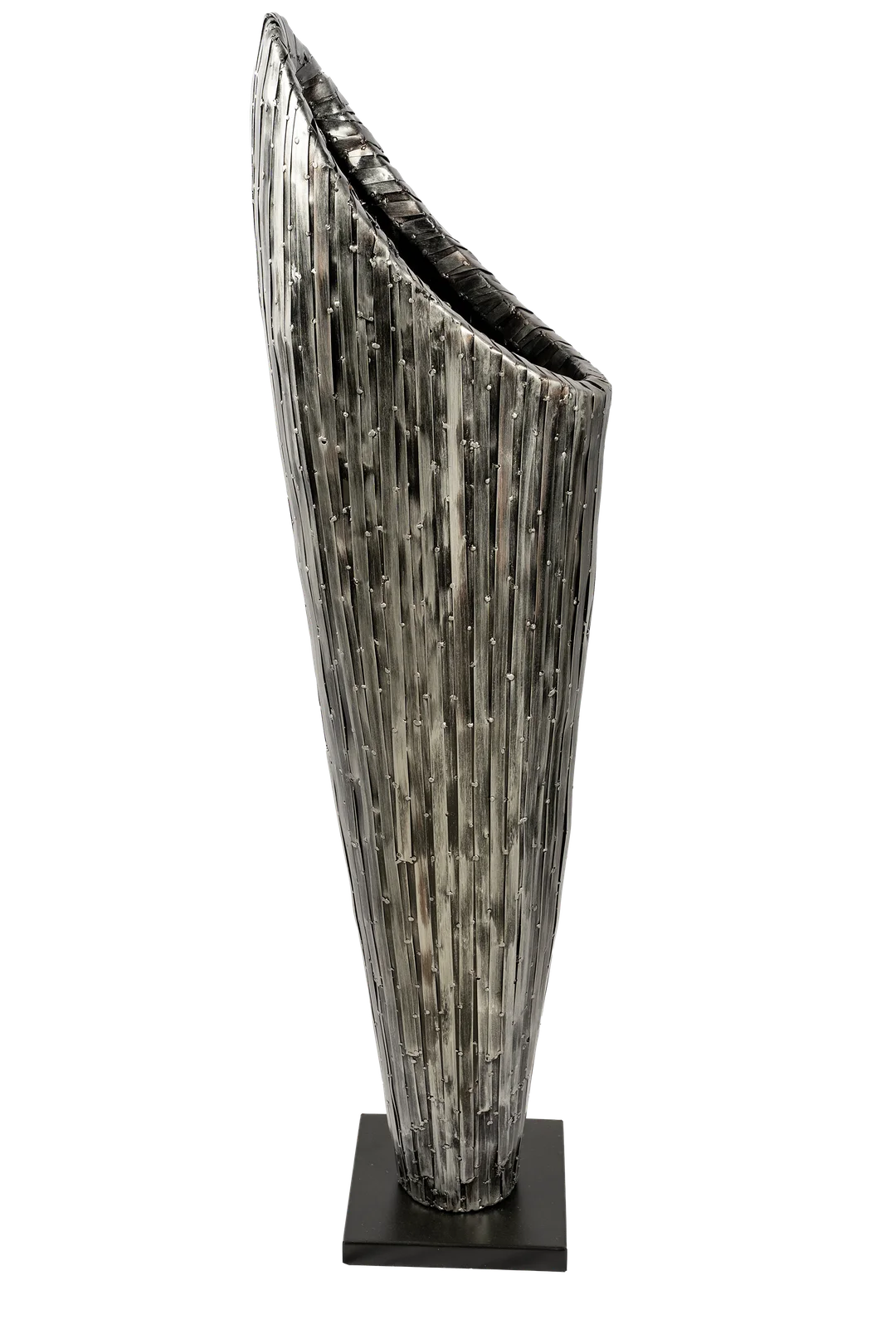 Blade Form Sculpture (Weathered Zinc) | Vyne Blade Form Sculpture — Weathered Zinc | Vyne Boutique