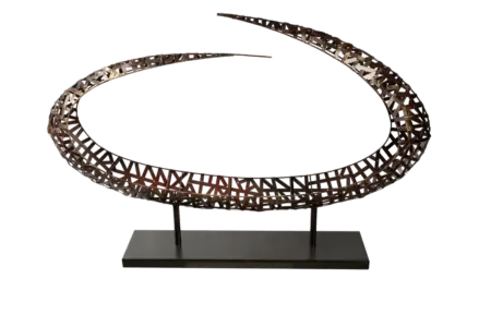 Fracture Orbit Sculpture — Antique Bronze | Vyne Boutique
