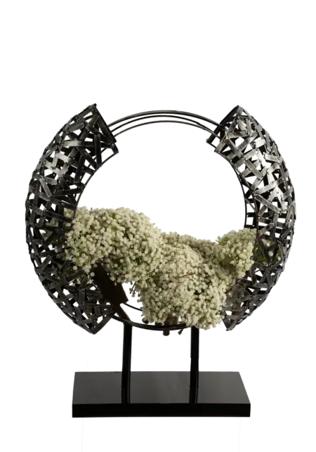 Halo Wreath Sculpture — Antique Brown Patina | Vyne Boutique