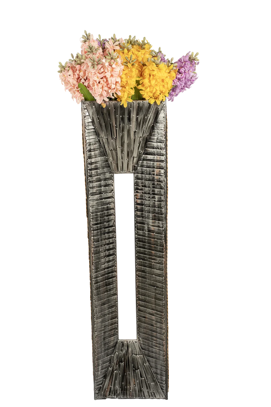 Petite Flute Column (Weathered Zinc) | Vyne Petite Flute Column — Weathered Zinc | Vyne Boutique