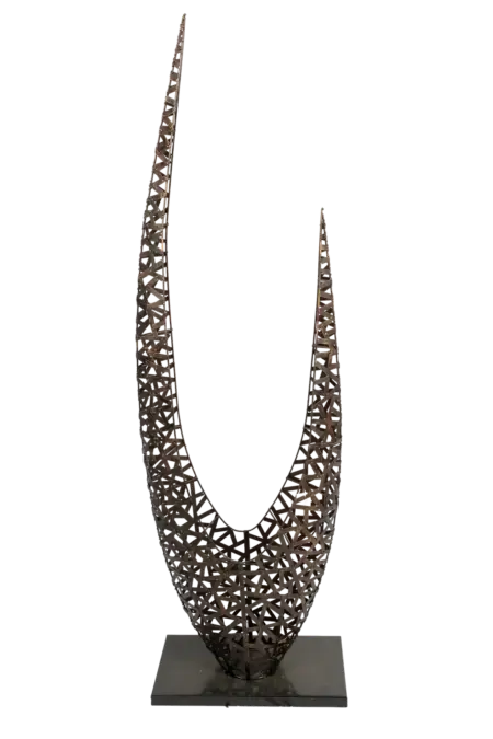 Tall Lunar Arc — Antique Brown Patina | Vyne Boutique