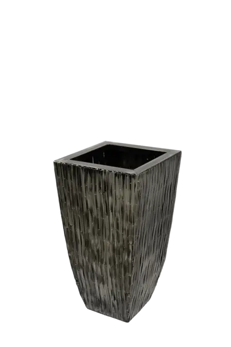 Midi Monolith Planter — Weathered Zinc | Vyne Boutique