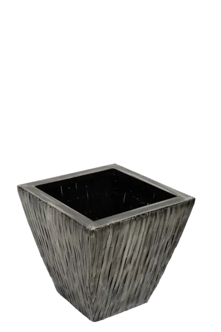 Low Monolith Planter — Weathered Zinc | Vyne Boutique